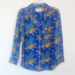 Printfresh Bagheera Leopard Long Sleeve Pajama Top M